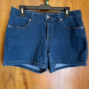 Faded Glory Dark Blue Jean Shorts